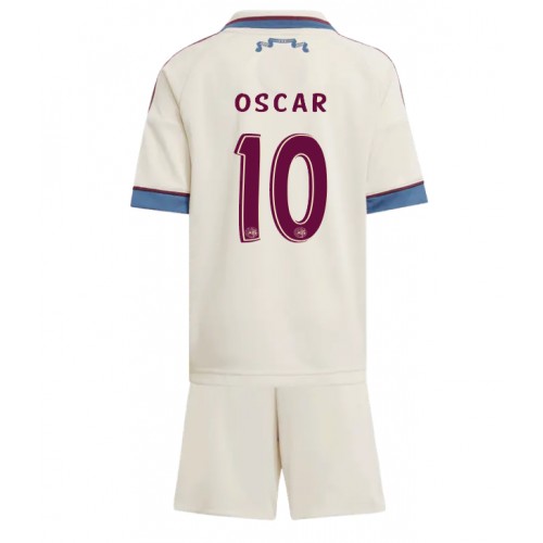 Stroje piłkarskie Ajax Oscar Gloukh #10 Koszulka Trzeciej dla dzieci 2025-26 Krótki Rękaw (+ szorty)
